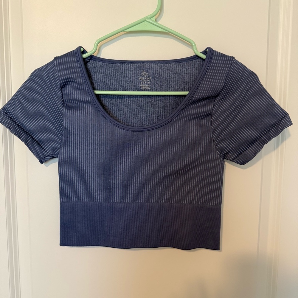 Aerie Blue Fitted top